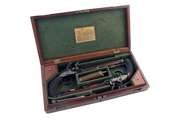 A Cased Pair of Dueling Pistols