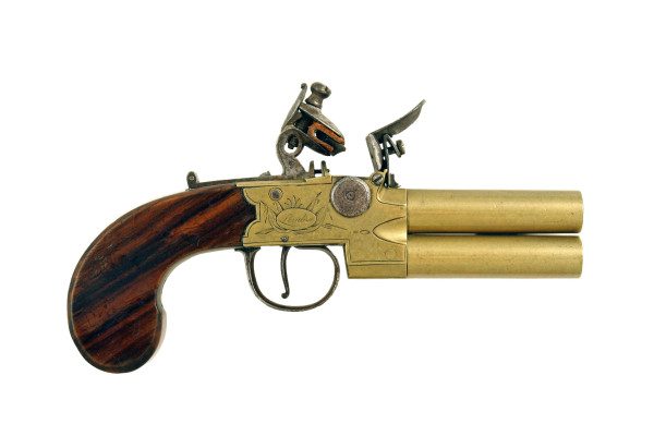 A Flintlock Tap Action Pistol by Twigg.