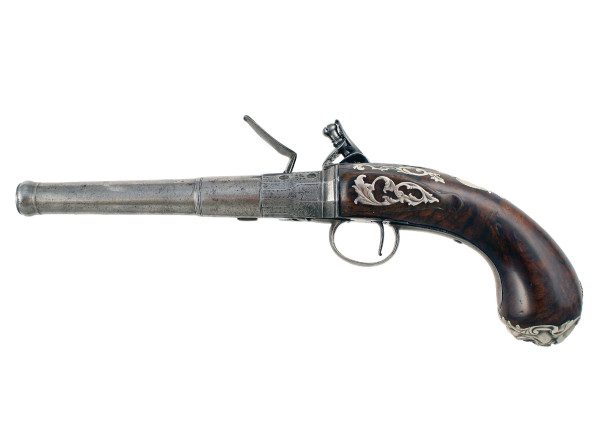 A 16 Bore Flintlock Queen Anne Pistol by James Freeman, London Circa 1725. - Image 2