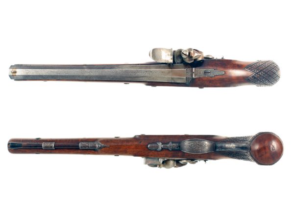 A Flintlock Duelling Pistol by Wogdon of London. - Image 2