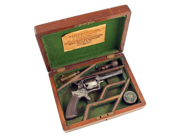 A Cased Rim Fire Revolver