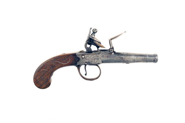 A Pair of Silver Inlaid Pistols - Image 6