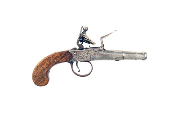 A Pair of Silver Inlaid Pistols - Image 5