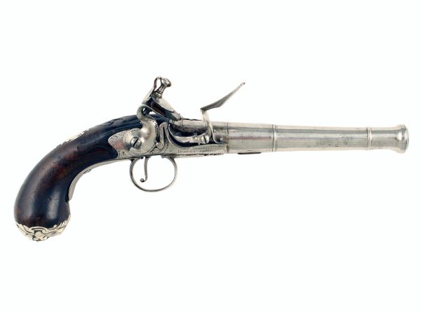 A Very Crisp Flintlock Queen Anne Pistol