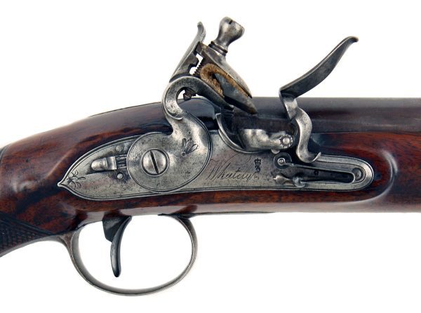 A 15 Bore Flintlock Officers Pistol by Whately. - Image 3