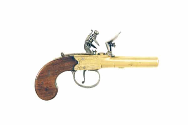 A Pair of Flintlock Box-Lock Pocket Pistols - Image 2