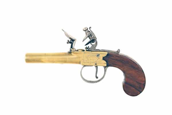 A Pair of Flintlock Box-Lock Pocket Pistols - Image 3