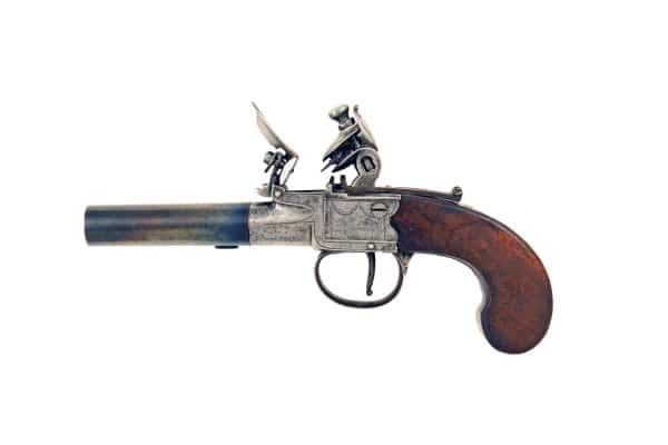 A Flintlock Pocket Pistol by Bowers of Chester. - Image 2